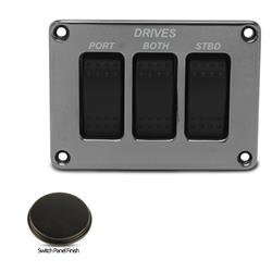 Eddie Marine Billet Aluminum Switch Panels SP-202DMB