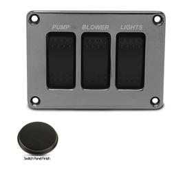 Eddie Marine Billet Aluminum Switch Panels SP-202PMB