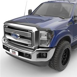 EGR No-Drill SuperGuard Hood Shields for 2011-2016 F-250 SUPER DUTY, F-350 SUPER DUTY, F-450 SUPER DUTY - 303811