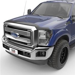 EGR No-Drill SuperGuard Hood Shields for 2011-2016 F-250 SUPER DUTY, F-350 SUPER DUTY, F-450 SUPER DUTY - 303815