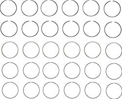 Enginetech Piston Ring Sets C10246-.50