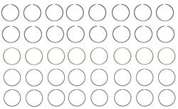 Enginetech Piston Ring Sets C40538-030