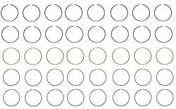 Enginetech Piston Ring Sets C88028-.50