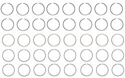 Enginetech Piston Ring Sets C93318-STD