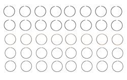 Enginetech Piston Ring Sets C96008-.50