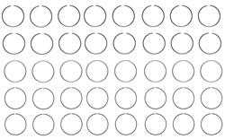 Enginetech Piston Ring Sets M10228-040