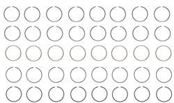 Enginetech Piston Ring Sets M37468-030