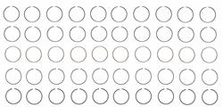 Enginetech Piston Ring Sets for 1994-2003 RAM 2500, RAM 3500 - M400110-020