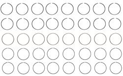 Enginetech Piston Ring Sets M40018-060