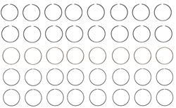 Enginetech Piston Ring Sets M40528-.50