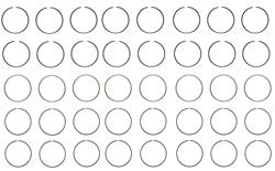 Enginetech Piston Ring Sets M41258-030