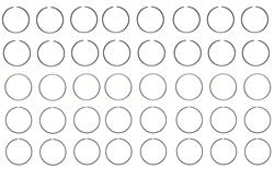 Enginetech Piston Ring Sets M43628-030