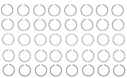 Enginetech Piston Ring Sets M43658-040