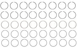 Enginetech Piston Ring Sets M92218-STD