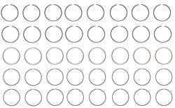 Enginetech Piston Ring Sets R34048-030