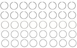 Enginetech Piston Ring Sets R39118-STD