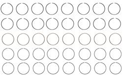 Enginetech Piston Ring Sets R43518-030