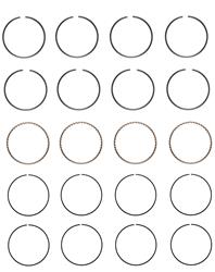 Enginetech Piston Ring Sets for 1995-2002 ACCENT, 1993-1995 SCOUPE - S75534-.50