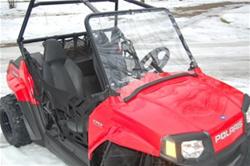 Extreme Metal Products Quick-Connect Full Windshields for 2009-2013 RANGER RZR 170, 2014 RZR 170, 2015-2021 RZR 170 EFI - 10613