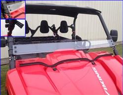 Extreme Metal Products Quick-Connect Half Windshields 12352
