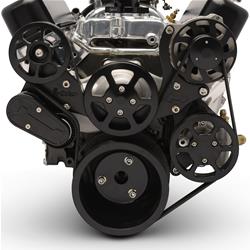Eddie Motorsports S-Drive Serpentine Pulley Drive Systems MS107-15RBK