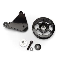Eddie Motorsports Billet Aluminum Air Conditioning Eliminator Kits for 2016-2022 CAMARO, 2014-2022 CORVETTE - MS107-23BK