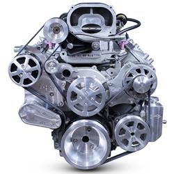 Eddie Motorsports S-Drive Serpentine Pulley Drive Systems MS107-27BK