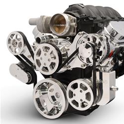 Eddie Motorsports Elite S-Drive Serpentine Pulley Drive Systems MS107-62BCL