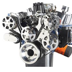 Eddie Motorsports S-Drive Serpentine Pulley Drive Systems MS107-63BBK