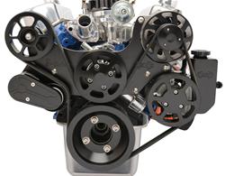 Eddie Motorsports S-Drive Serpentine Pulley Drive Systems MS107-66BMB