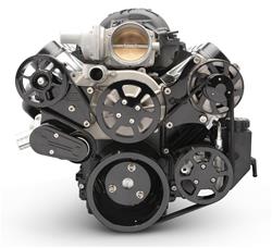 Eddie Motorsports Elite S-Drive Serpentine Pulley Drive Systems MS117-85BK