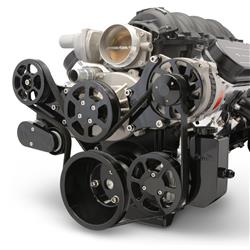 Eddie Motorsports Elite S-Drive Serpentine Pulley Drive Systems MS117-85BBK