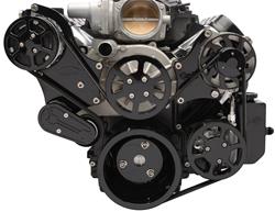Eddie Motorsports LS Chevy S-Drive Serpentine Pulley Drive Systems MS117-86BBK