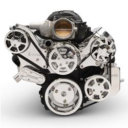 Eddie Motorsports LS Chevy S-Drive Serpentine Pulley Drive Systems MS117-86BCL