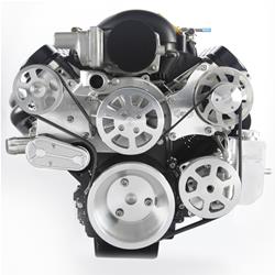 Eddie Motorsports LS Chevy S-Drive Serpentine Pulley Drive Systems MS117-88BM