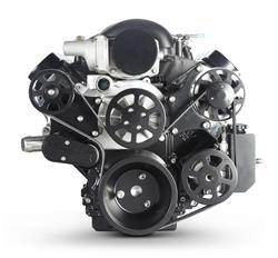 Eddie Motorsports LS Chevy S-Drive Serpentine Pulley Drive Systems MS117-92BMB