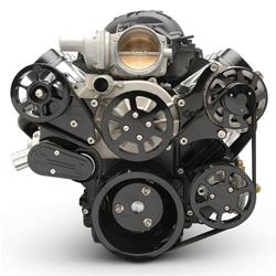Eddie Motorsports LS Chevy S-Drive Serpentine Pulley Drive Systems MS117-92RBK