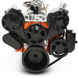 Eddie Motorsports Raven Series S-Drive Serpentine Pulley Drive Systems MS118-13BMB