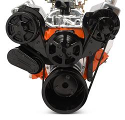 Eddie Motorsports Raven Series S-Drive Serpentine Pulley Drive Systems MS118-14BK
