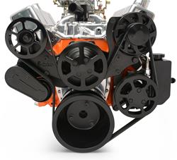 Eddie Motorsports Raven Series S-Drive Serpentine Pulley Drive Systems MS118-15BMB