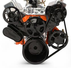 Eddie Motorsports Raven Series S-Drive Serpentine Pulley Drive Systems MS118-15RBK