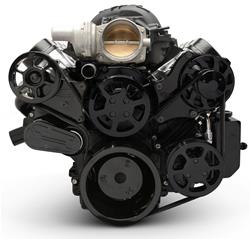 Eddie Motorsports Raven Series Elite S-Drive Serpentine Pulley Drive Systems MS118-18BBK