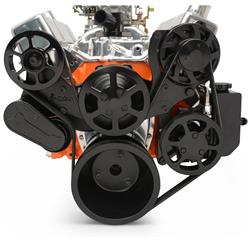 Eddie Motorsports Raven Series S-Drive Serpentine Pulley Drive Systems MS118-52BMB