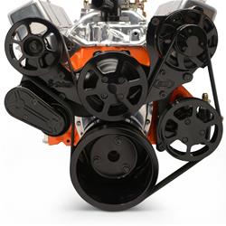 Eddie Motorsports Raven Series S-Drive Serpentine Pulley Drive Systems MS118-52RBK