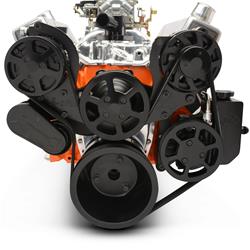 Eddie Motorsports Raven Series S-Drive Serpentine Pulley Drive Systems MS118-55BMB