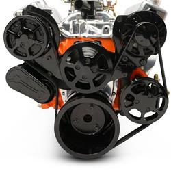 Eddie Motorsports Raven Series S-Drive Serpentine Pulley Drive Systems MS118-55RBK