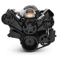 Eddie Motorsports Raven Series Elite S-Drive Serpentine Pulley Drive Systems MS118-60BBK