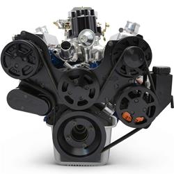 Eddie Motorsports Raven Series S-Drive Serpentine Pulley Drive Systems MS118-63RBK