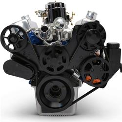 Eddie Motorsports Raven Series S-Drive Serpentine Pulley Drive Systems MS118-65BBK