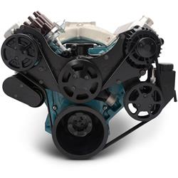 Eddie Motorsports Raven Series S-Drive Serpentine Pulley Drive Systems MS118-67BBK